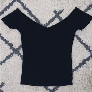 Abercrombie & Fitch XS black off the shoulder top.